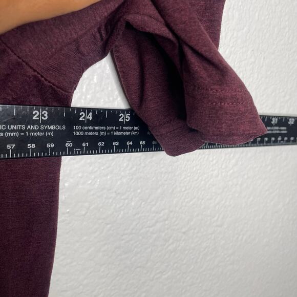 01. Algo Mens Shirt Size XL Burgundy 01. Performance Polo Short Sleeve - Picture 6 of 12